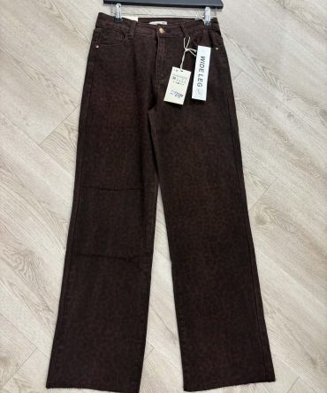 FOLY ROSE LEOPARD JEANS